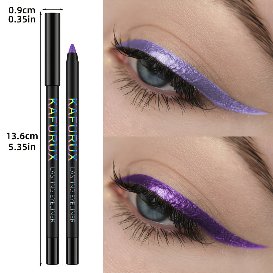 Женский водостойкий жидкий подводка для глаз с эффектом блеска