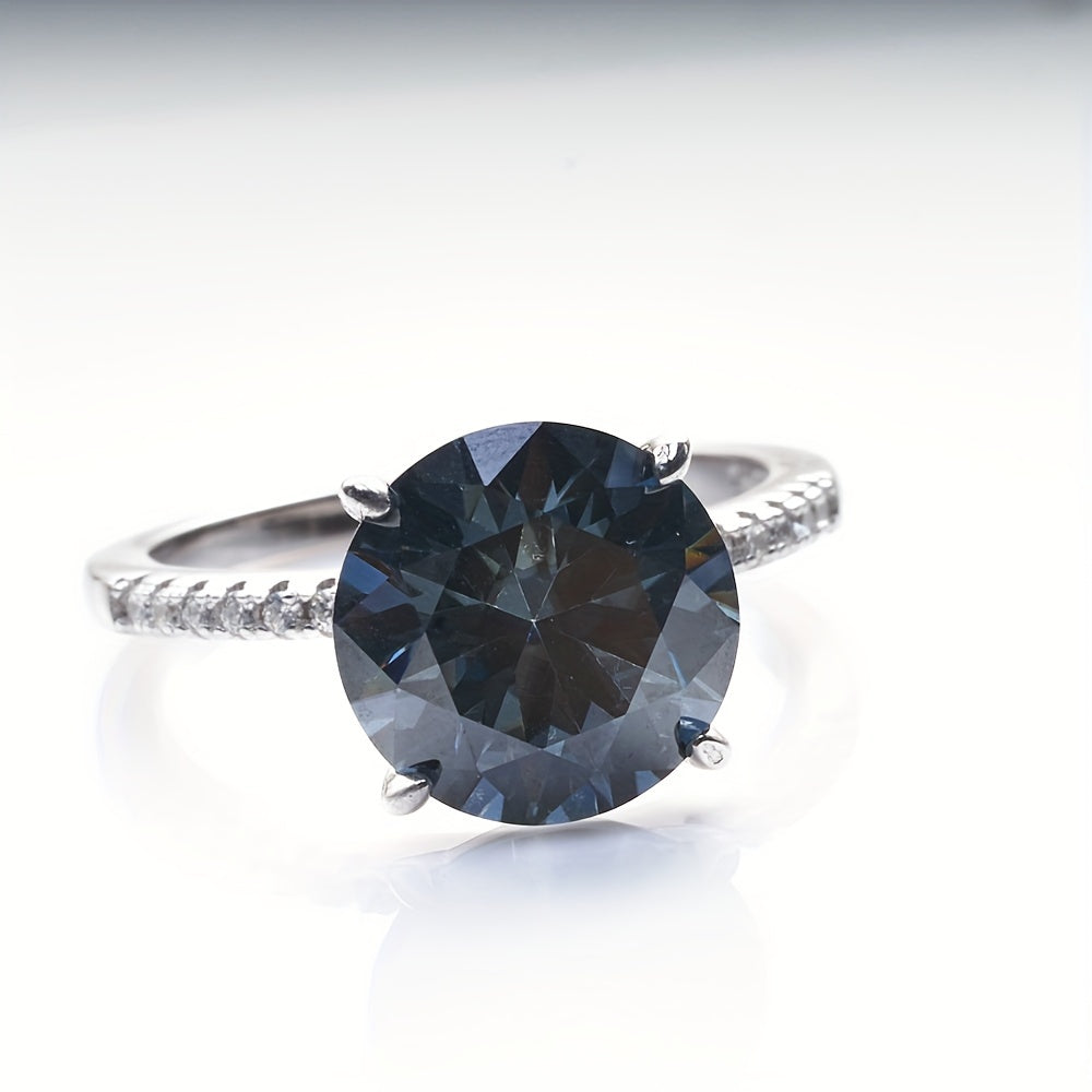 Set of 4 Moissanite Earrings 1ct Each Sterling Silver with Ring and Necklace in Multiple Colors