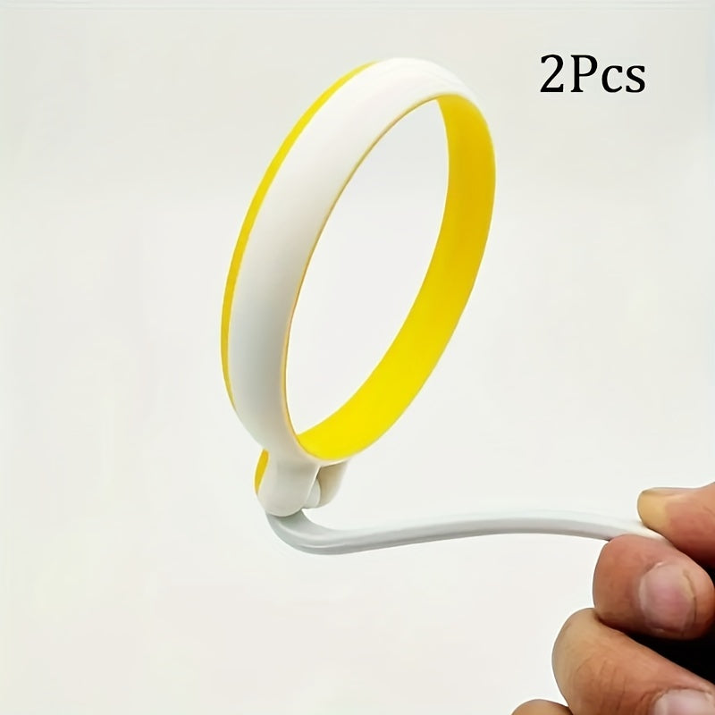 Set of 2 Silicone Egg Rings for Perfect Fried Egg Shapes Kitchen Gadgets
