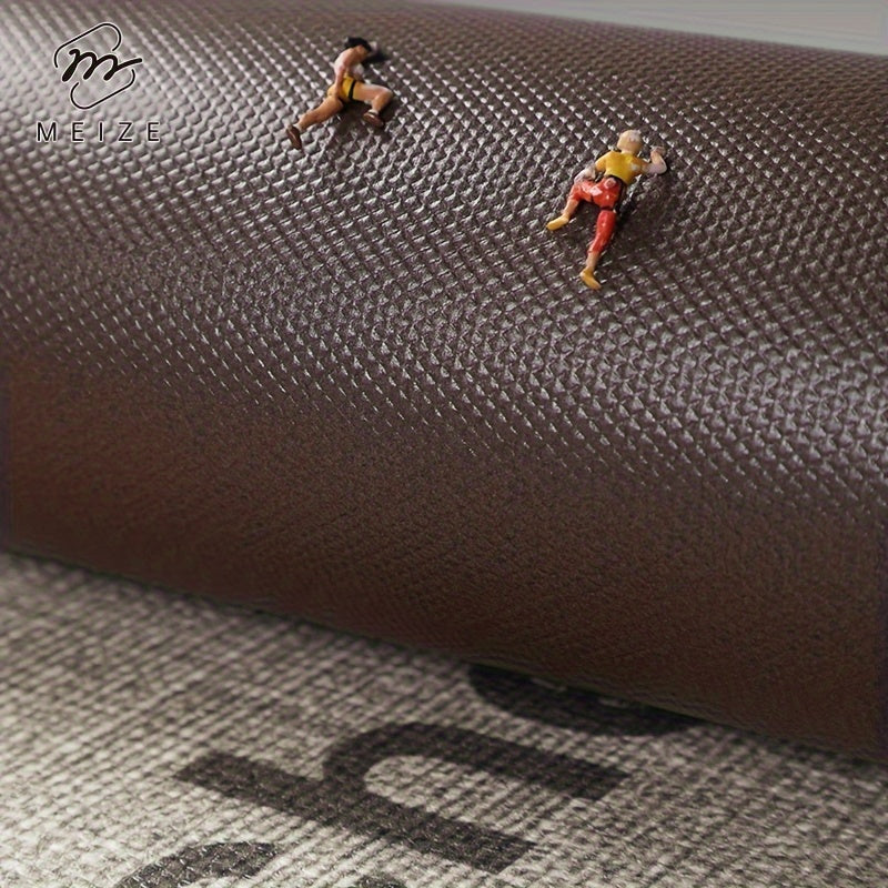 Коврик Meize против усталости на кухне - мягкий, водонепроницаемый, нескользящий и прочный коврик из искусственной кожи с дизайном "КУХНЯ" - идеально подходит для кухни, ванной, прачечной.