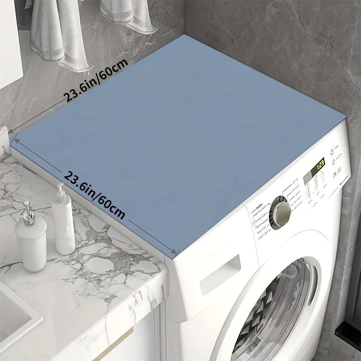 Large Washer And Dryer Cover Protector Mat Diatomaceous Top Protector