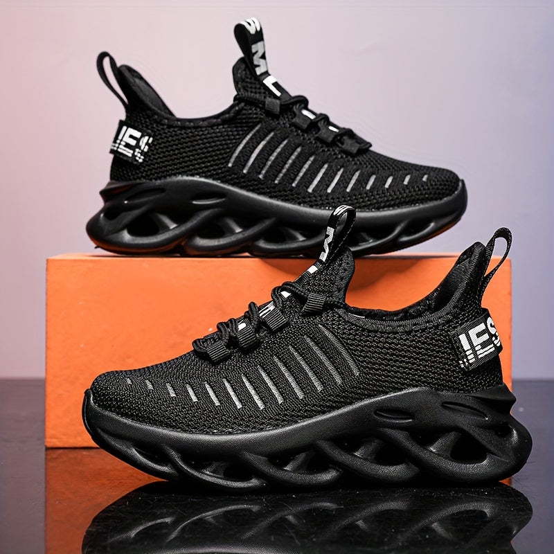 Kids' Sports Sneakers Non-Slip Lightweight Breathable Casual Running Shoes