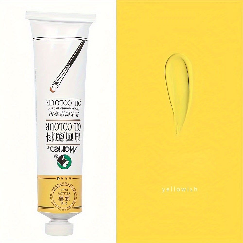 50ml White Oil Paint Tube for Canvas and Graffiti Art Professional Artist Grade