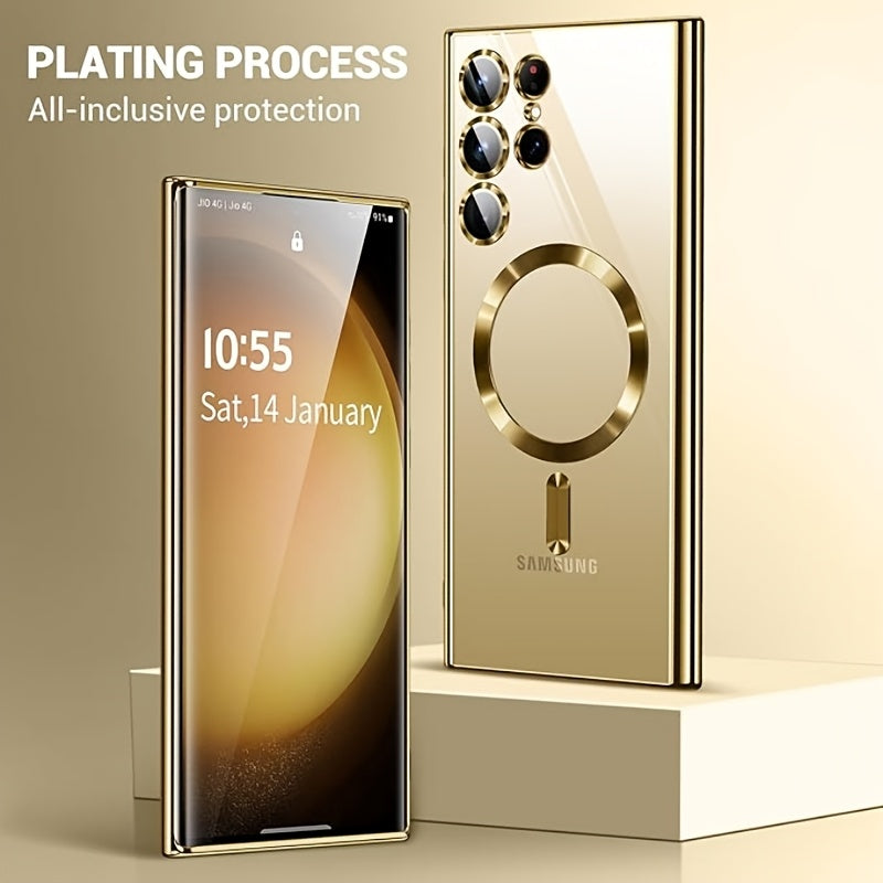 Clear TPU Phone Case for Samsung Galaxy S Series Wireless Charging Compatible