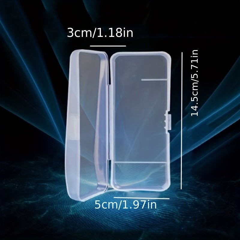 Унисекс пластиковая коробка для хранения бритв, портативный дорожный органайзер