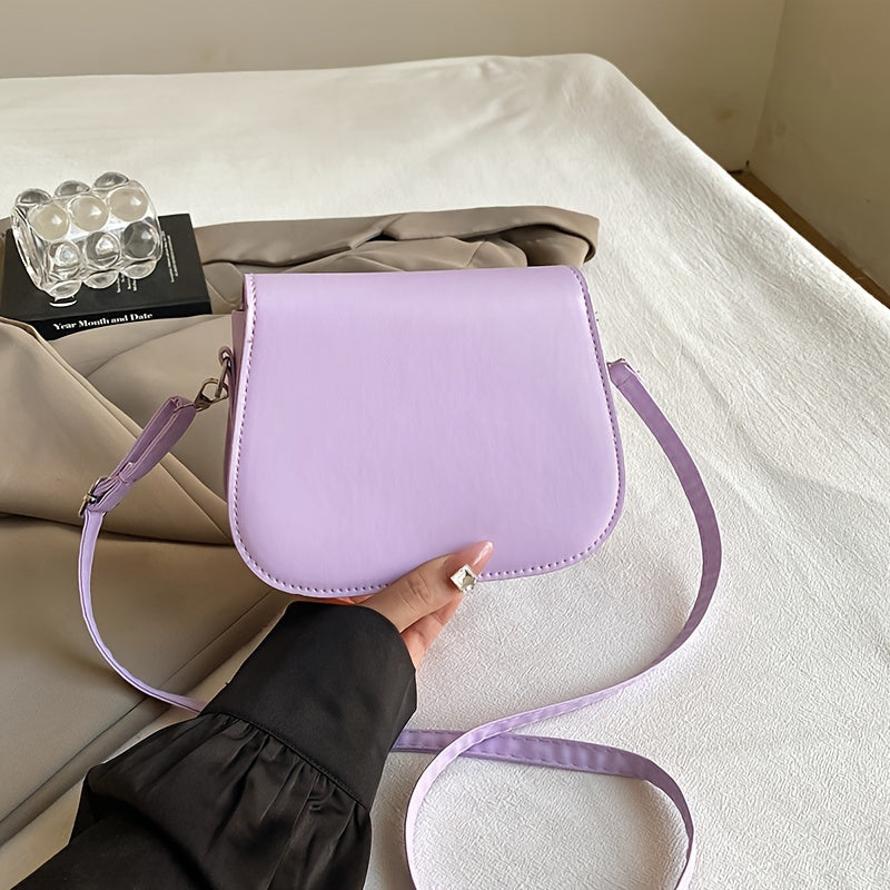 Мини-сумка-почтовик с регулируемым ремнем и квадратным отверстием