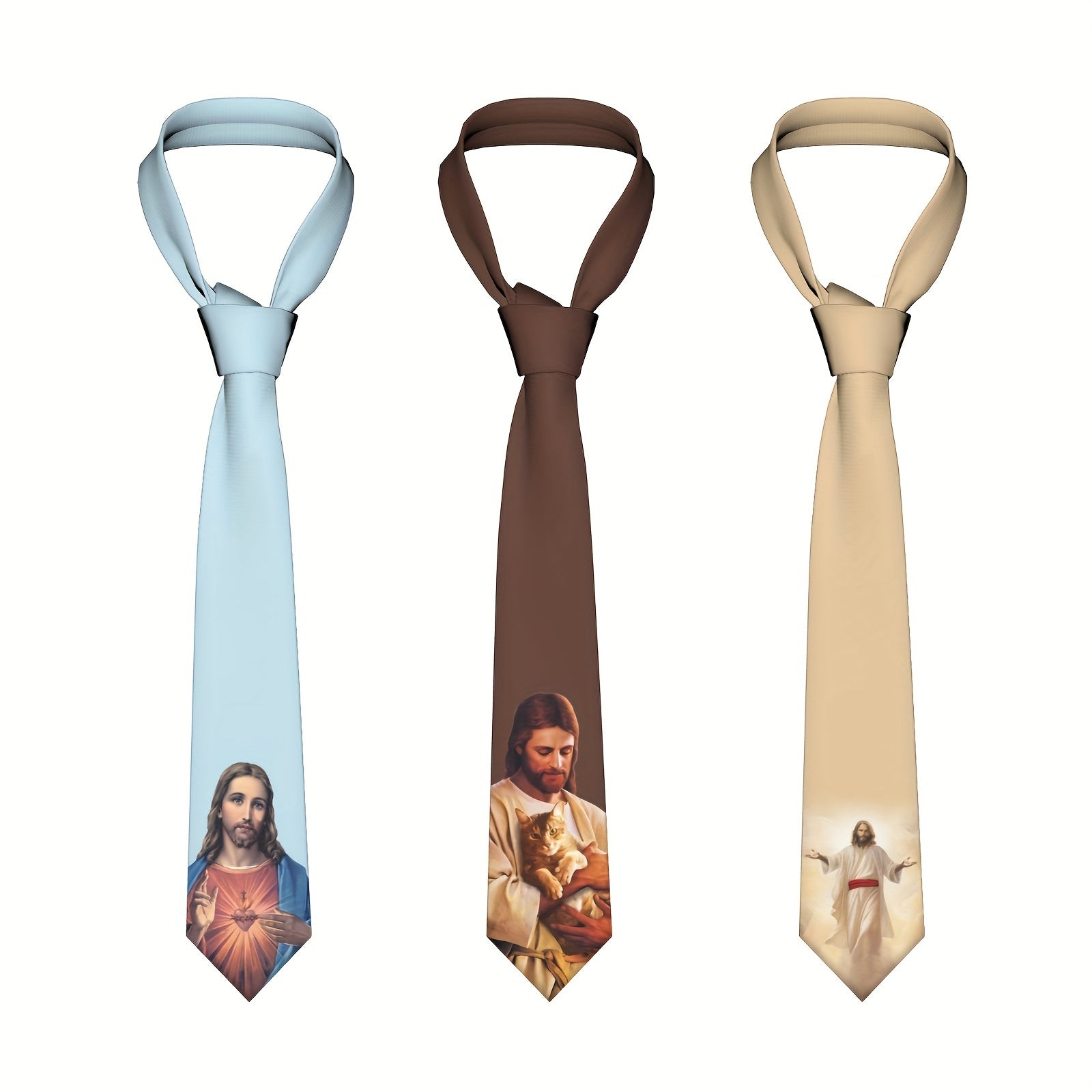 Men's Polyester Ties for Business Wear in Classic Styles