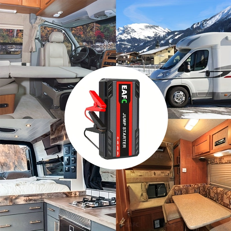 Портативный запускатель для автомобиля и внешний аккумулятор для бензиновых автомобилей объемом 3 л