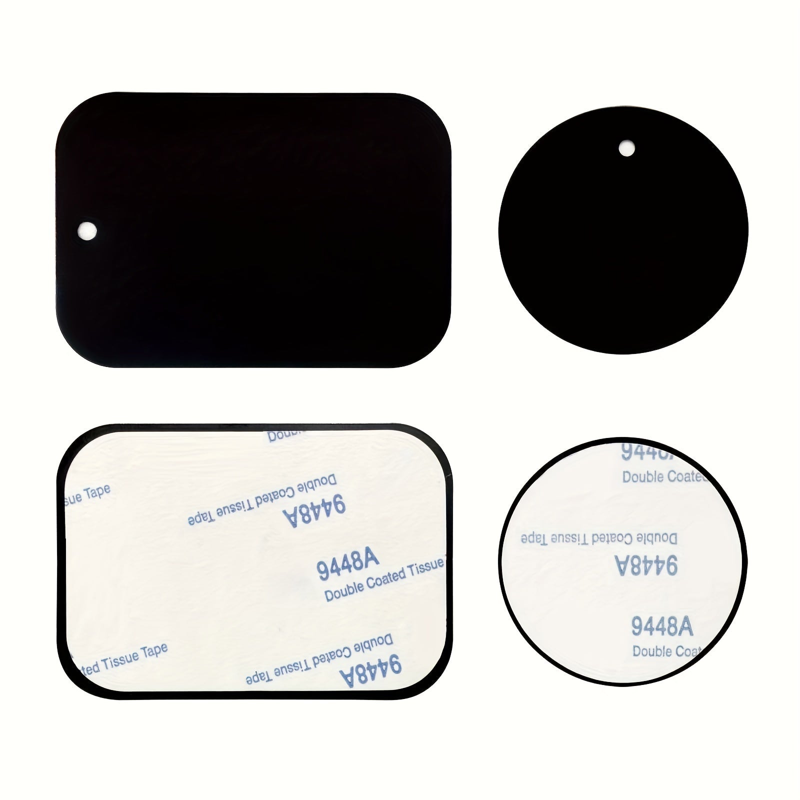 Universal Magnetic Car Phone Mount With Metal Plate and Disk Sticker Holder