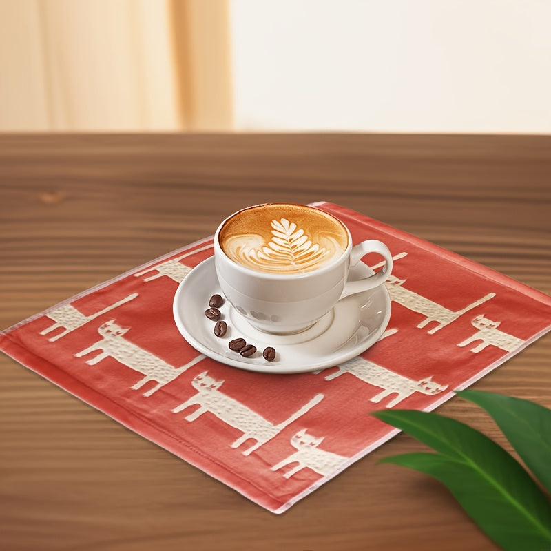 Cartoon Cat Cotton Bath Towels in Various Sizes for Bathroom and Christmas Gifts