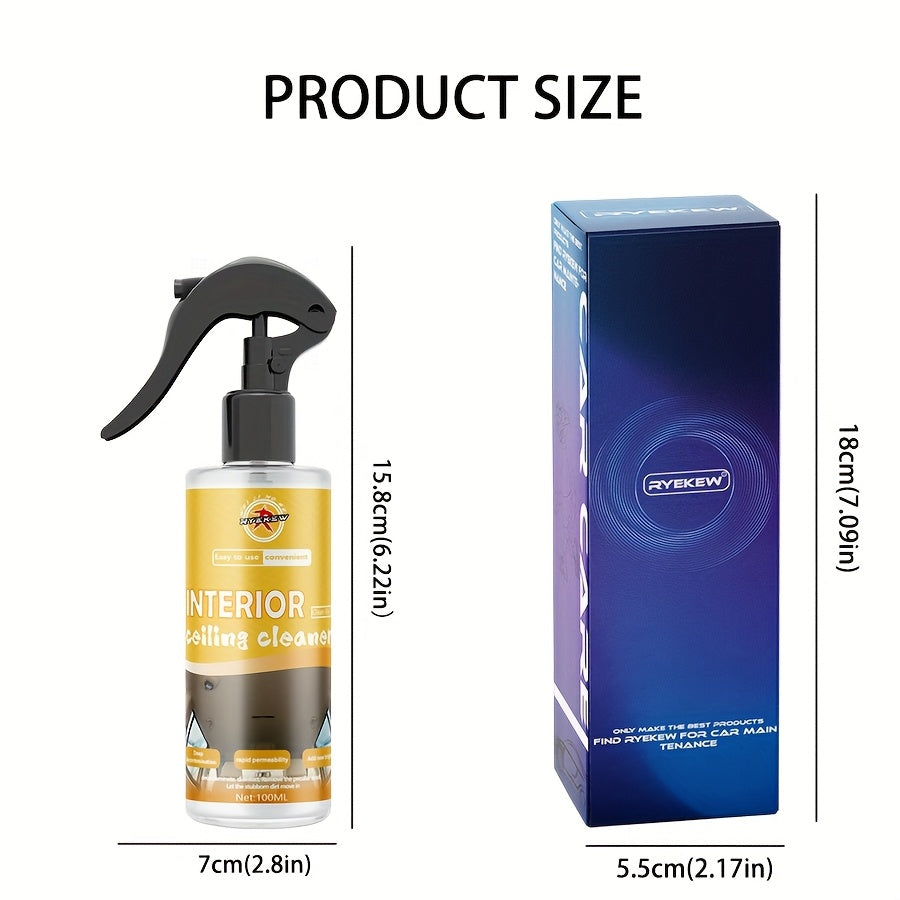 Car Interior Cleaning Kit for Seats and Fabric with Spray and Towels