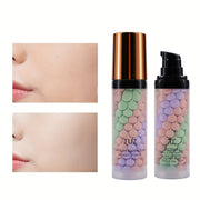 Crema hidratante prebase iluminadora para tono de piel de 3 colores para mujer