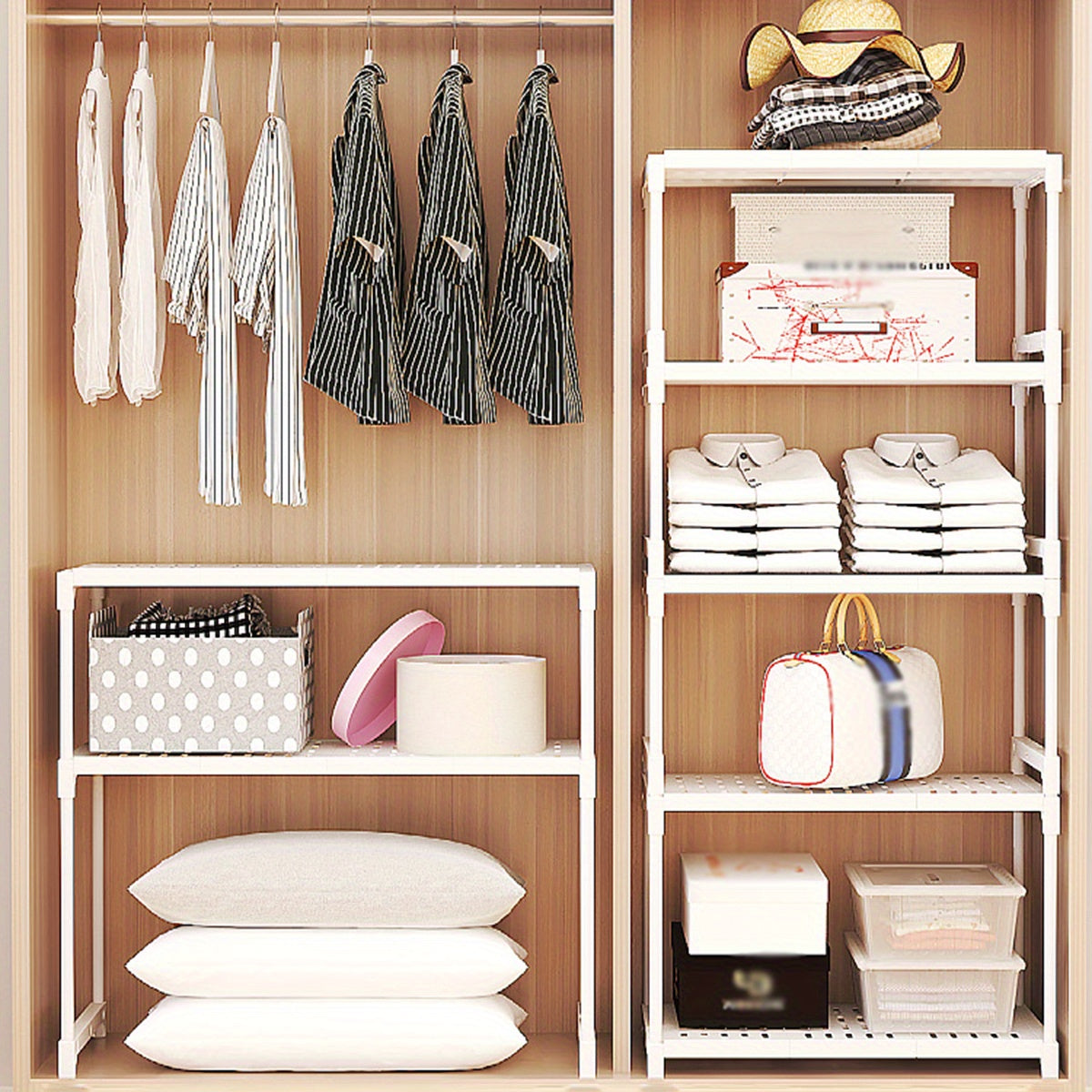 Ko'p qatlamli moslashuvchan oshxona tashkilotchisi - uy va restoran sharoitida mikroto'lqinli pech, pech va ziravorlarni saqlash uchun ideal