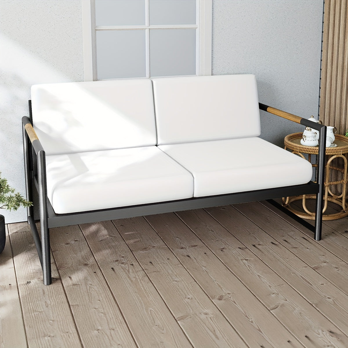 Водонепроницаемый чехол для уличной подушки из молочного волокна для садовой мебели на веранде