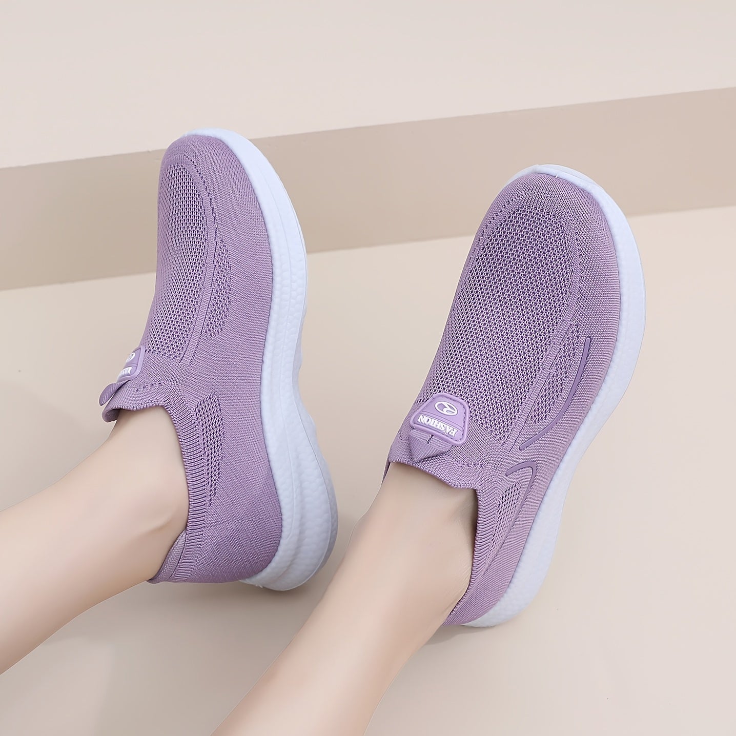 Women’s Slip-On Breathable Lightweight Sneakers with Sequins