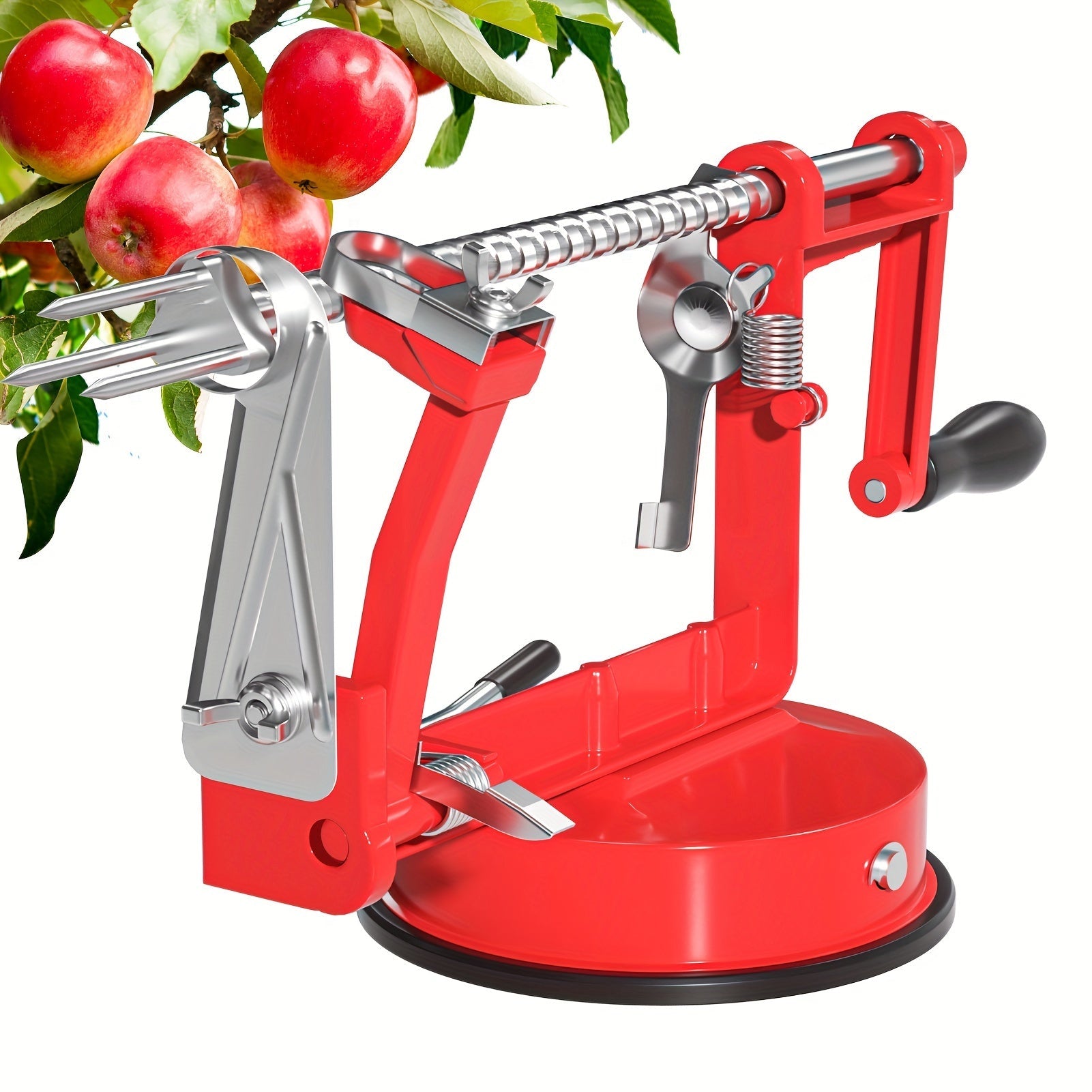 Stainless Steel Kitchen Gadget Peeling Slicing Coring Apples Pears Potatoes
