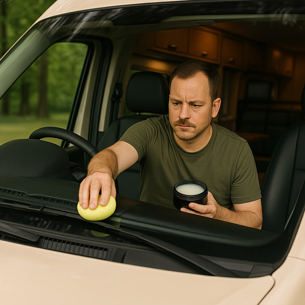 Universal RV Interior Restoration Wax for Car Dashboard and Surfaces