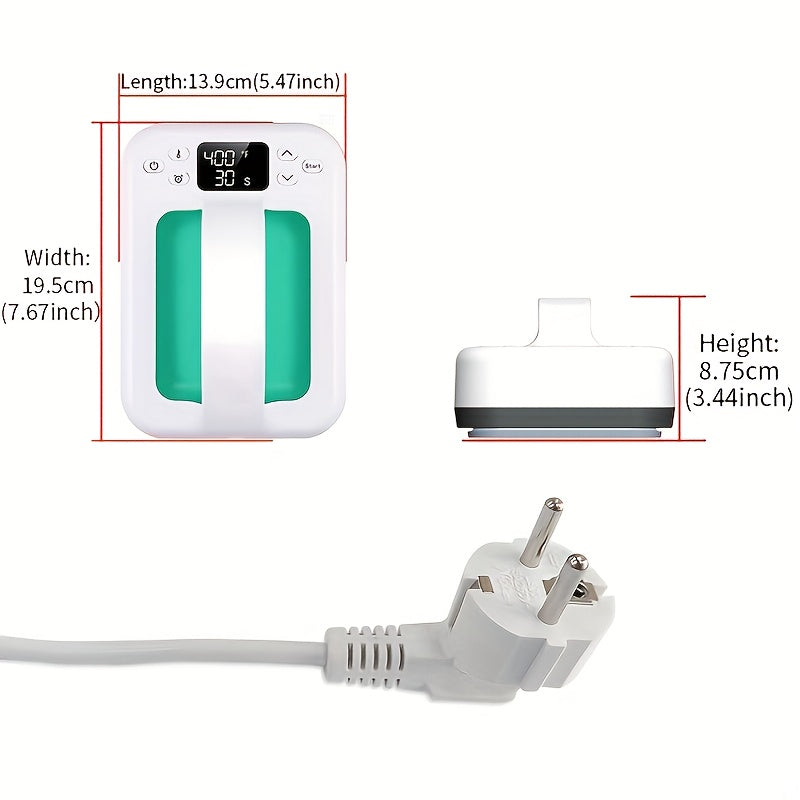 Portativ issiqlik press mashinasi T-shirtlar, tote sumkalar, yostiqlar uchun, raqamli issiqlik press