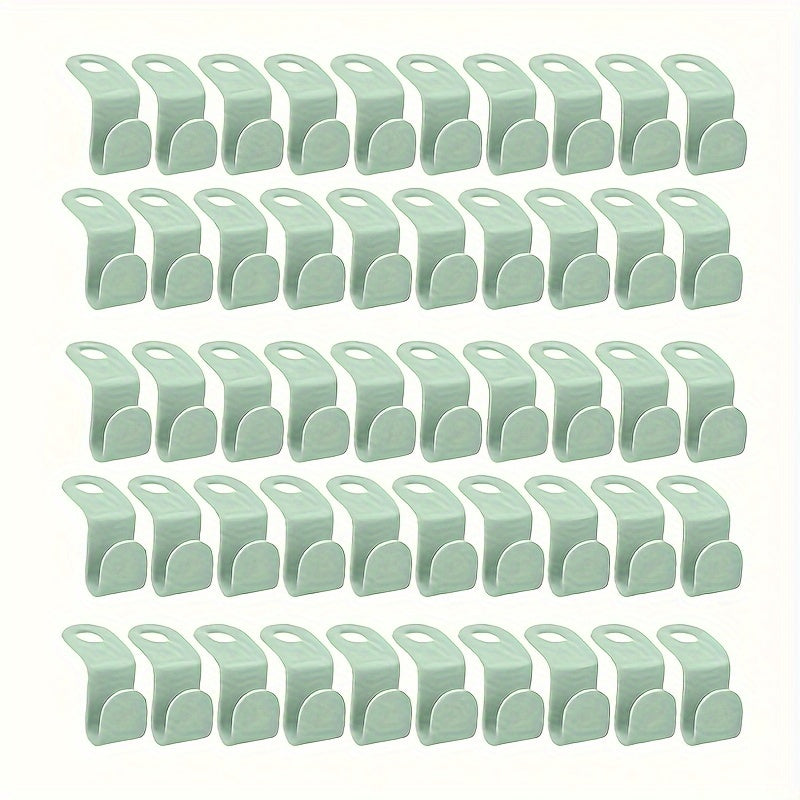 50 dona o'z-o'zidan yopiladigan plastmassa devor qoqichlari, turli ranglarda shkaf saqlash uchun
