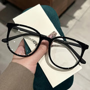 Gafas de montura cuadrada retro unisex con lentes transparentes, de plástico, duraderas y de moda