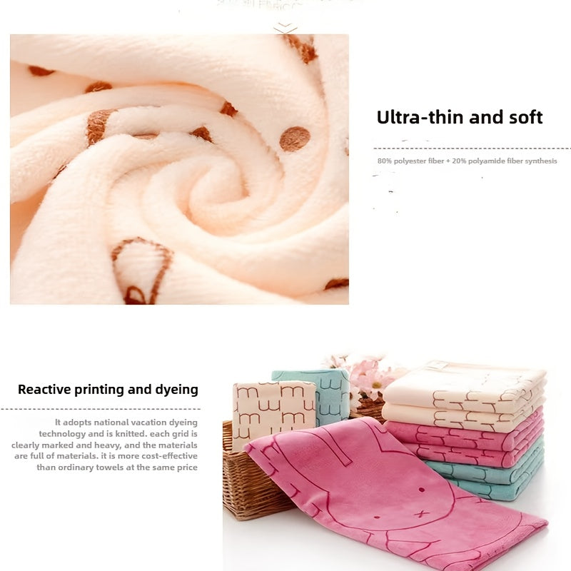 3-ta qismli multfilm naqshli sochiq to'plami, ultra yupqa, singdiruvchi, nafas oluvchi to'qimachilik, yozgi, engil