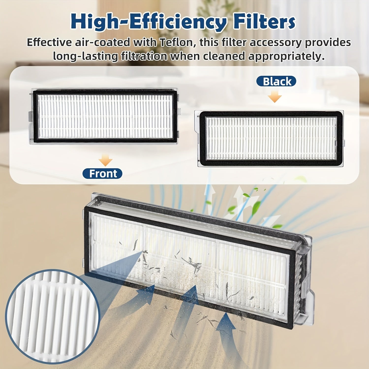 28-Donali vakuum tozalash qurilmasi uchun almashtirish qismlari to'plami, Roborock Qrevo seriyasi uchun, cho'tkalar, filtrlashlar, mop yostiqchalari bilan