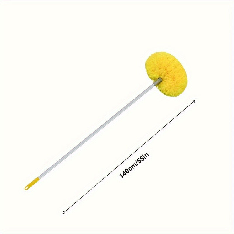 Uzunligi o'sadigan tayoq bilan tavan ventilyatori tozalagich, mikrofiber chang yig'uvchi fanlar va mebellar uchun