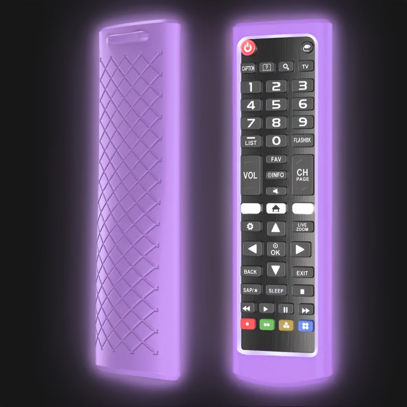 Silicone Remote Control Cover for Smart TV Remote Durable Non-Slip Easy to Install