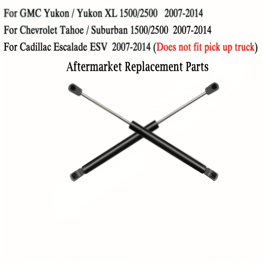 2 piezas de soportes de elevación para puerta trasera para camión, SUV, soporte de portón trasero, reemplazo de amortiguadores de capó