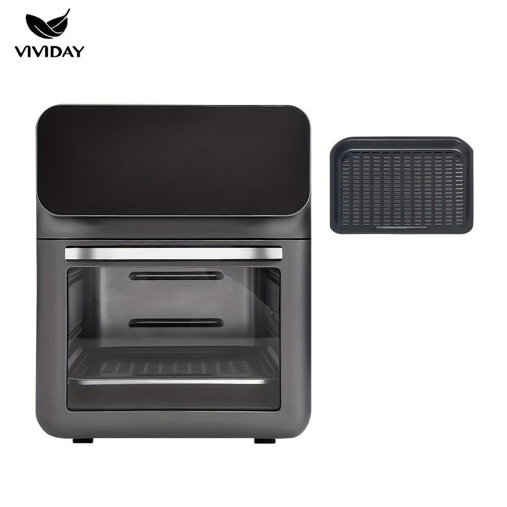 10-Layer Touchscreen Air Fryer Oven with Visible Window Multifunctional Oil-Free Low-Fat Electric European Standard Plug