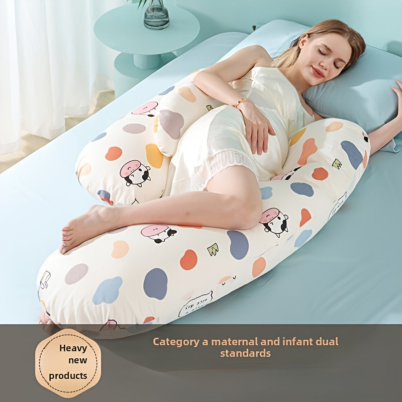 Maternity Pillow Support for Pregnancy Side Sleeping Waist Relief Abdominal Cushion