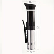 Temperatura nazorati, vaqt sozlamasi bilan Sous Vide Precision Cooker, yumshoq go‘sht va mukammal bifshteks uchun, Evropa rozetkasi.