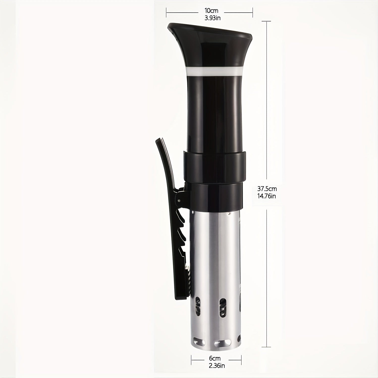 Temperatura nazorati, vaqt sozlamasi bilan Sous Vide Precision Cooker, yumshoq go‘sht va mukammal bifshteks uchun, Evropa rozetkasi.