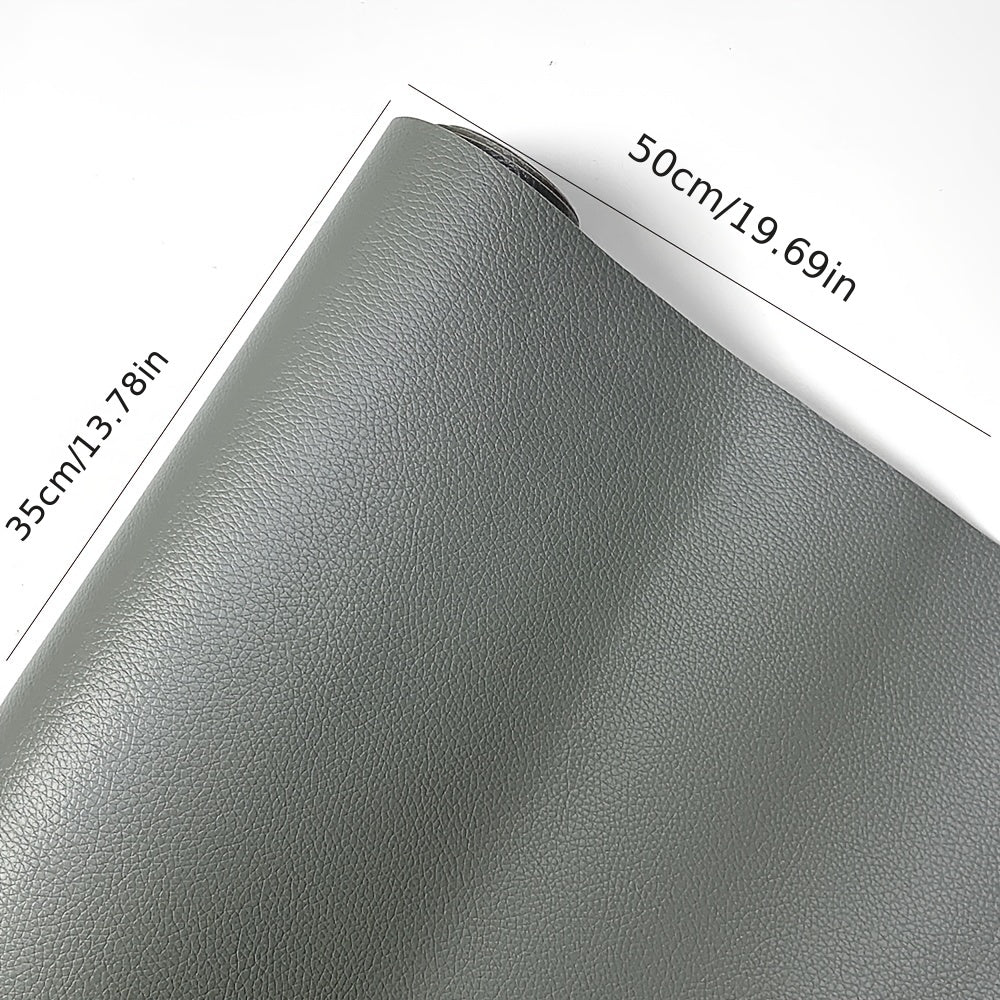 Premium PVC avtomobil o'rindiqlari va eshiklarni ta'mirlash filmi - O'z-o'zidan yopishqoq, suv o'tkazmaydigan, rang o'zgarishiga va qoplamasiga chidamli - 35x50 sm - Bir nechta rang variantlari - Avtomobillar, mototsikllar va ichki eshiklar uchun ideal.