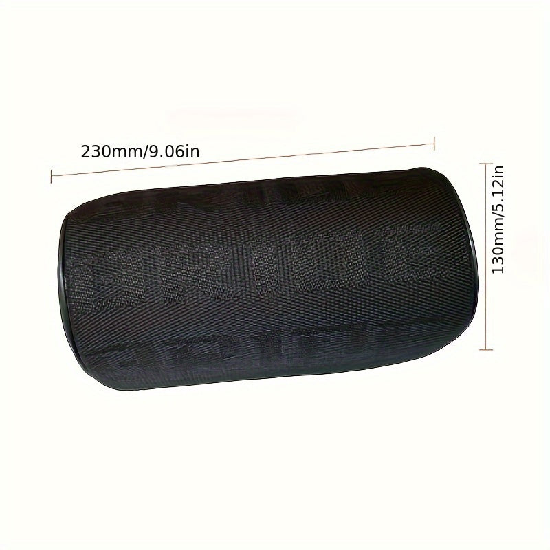 Unisex Race Car Style Fabric Headrest Cushion for Neck Support 1pc