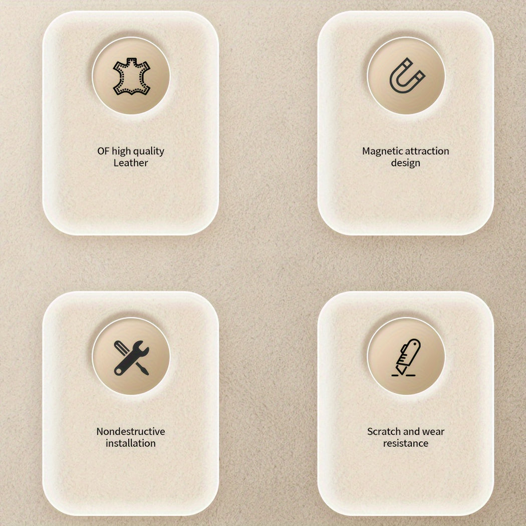 Универсальный органайзер для автомобильных очков из искусственной кожи PU с магнитной застежкой