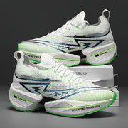 Мужские всесезонные дышащие сетчатые кроссовки для бега с подошвой из EVA и геометрическим узором