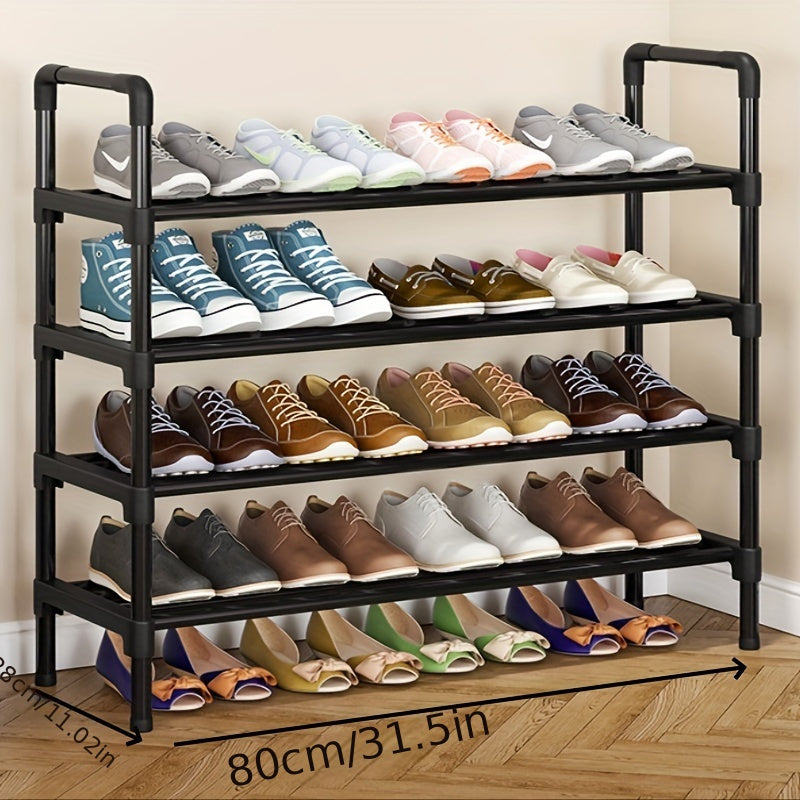 Metal Shoe Rack with Multi-Tier Design Large Capacity Entryway Closet Organizer