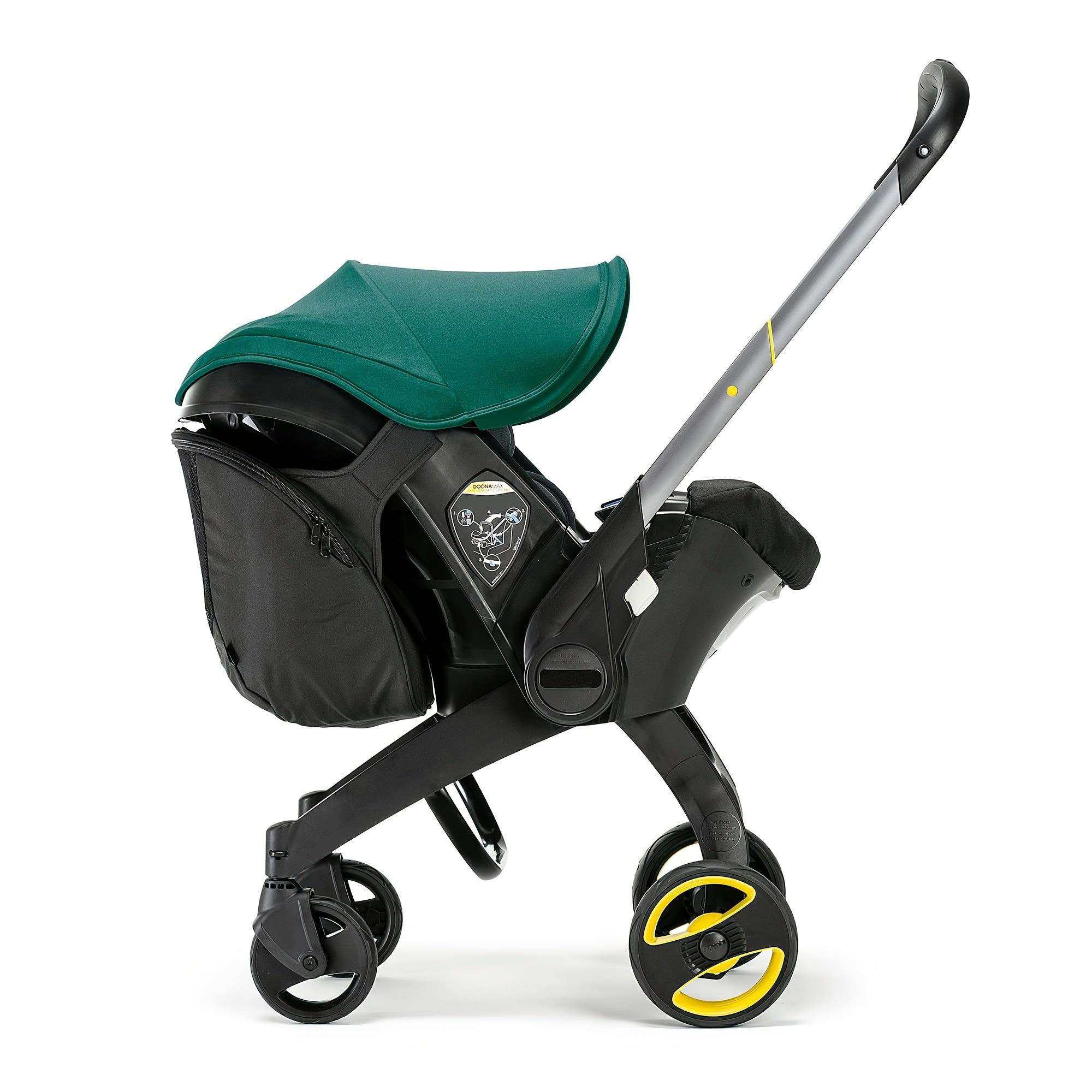 Organizador de asiento de coche con bolsa de cierre rápido para cochecitos y vehículos