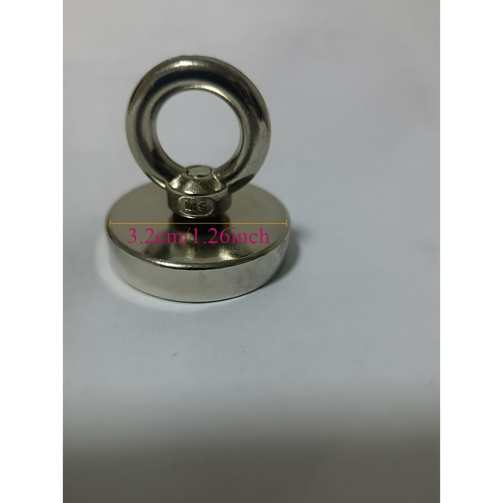 Set of 1/2/3 Circular Golden Neodymium Magnetic Hooks for Home Office Garage Organization