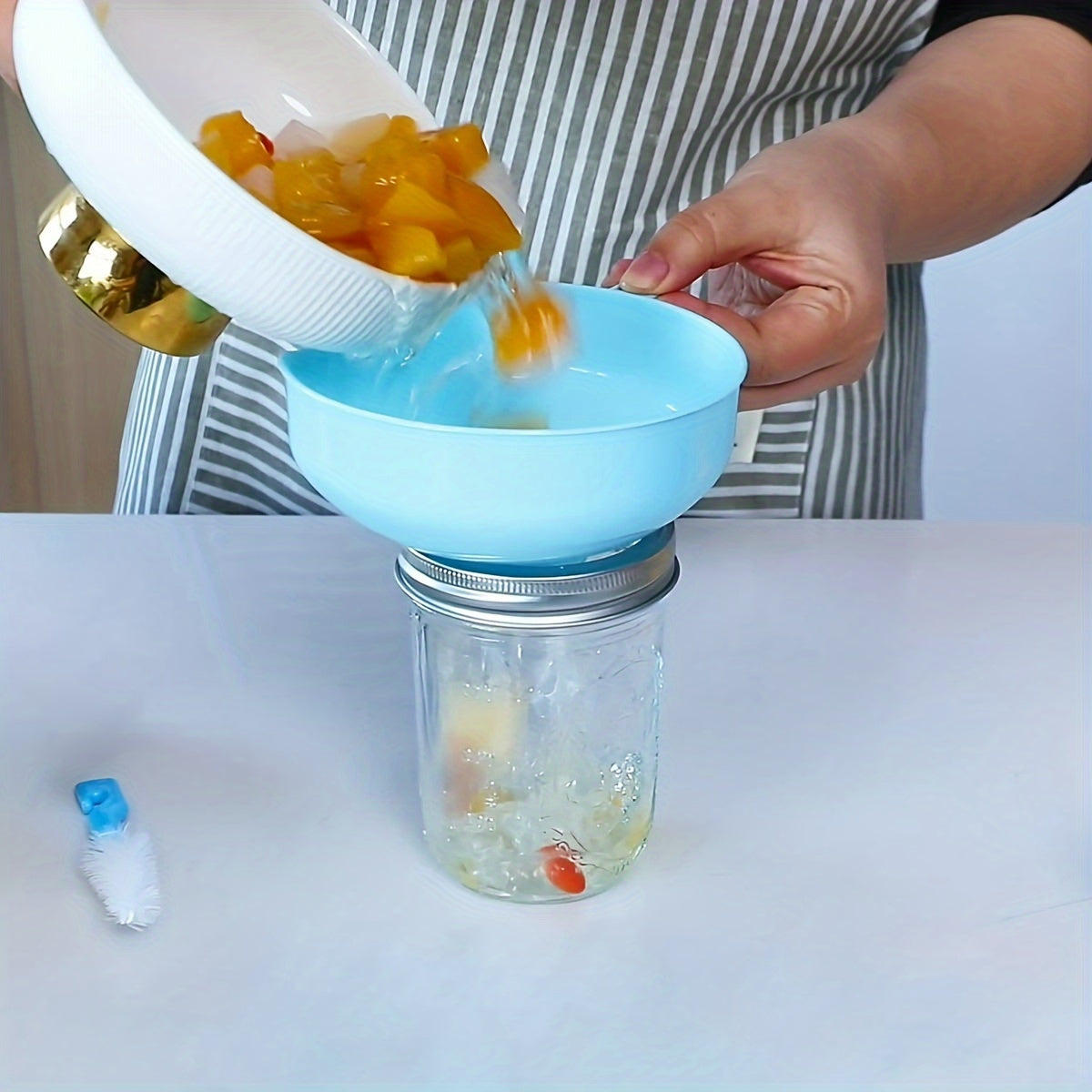 Kitchen Funnel with Large Diameter for Cooking and Baking