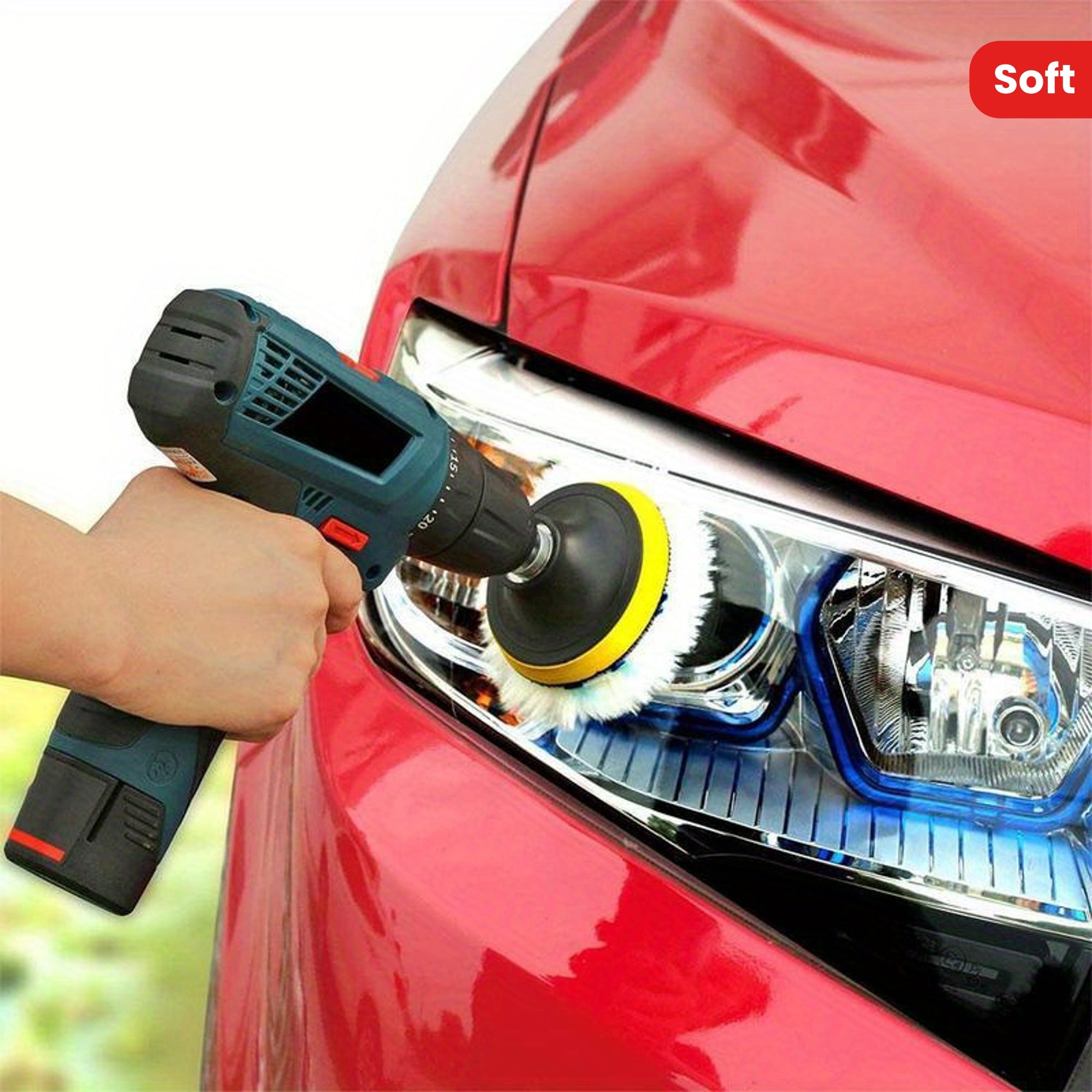 Polishing Pad Set 3-inch Soft Wool For Car Waxing & Polishing