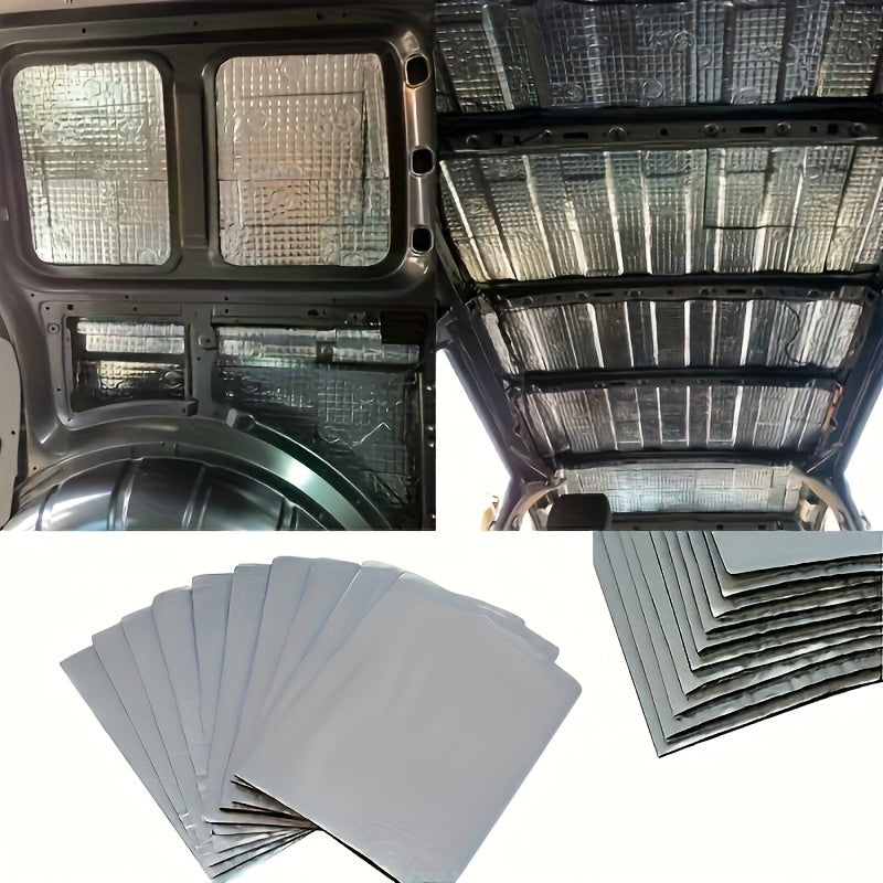 Car Soundproof Heat Insulation Pad for Doors and Engine Covers Aluminum Heat Shield