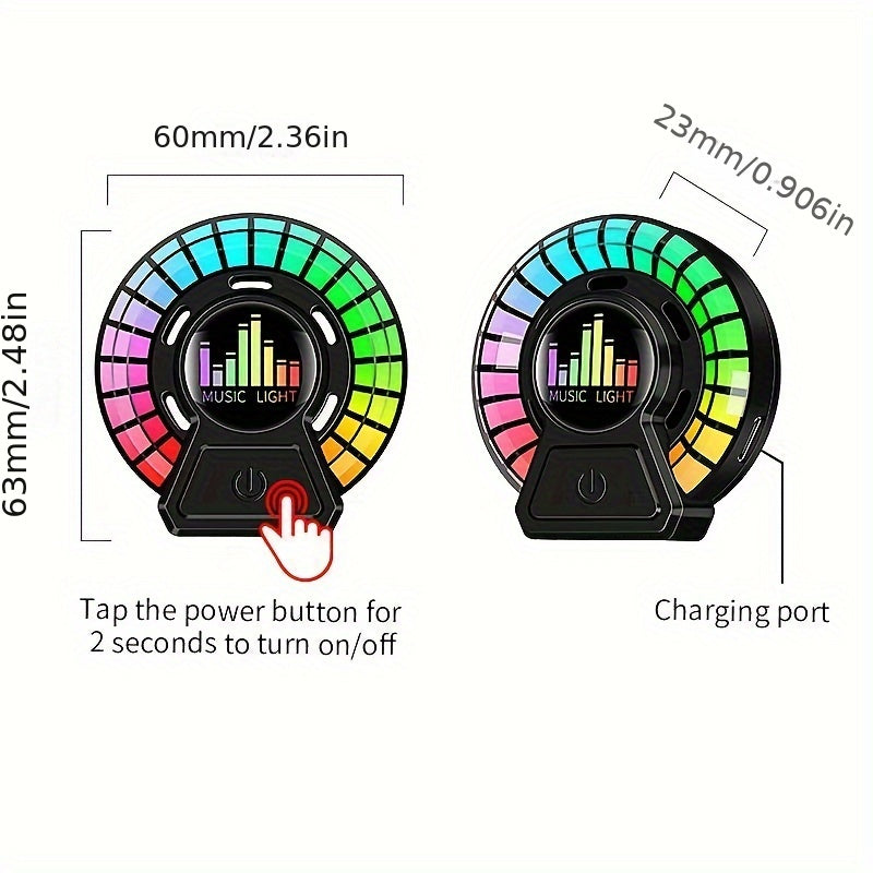 Car Aromatherapy Light with Voice Control and Multi-Mode Ambiance for Car Decoration and Air Freshening