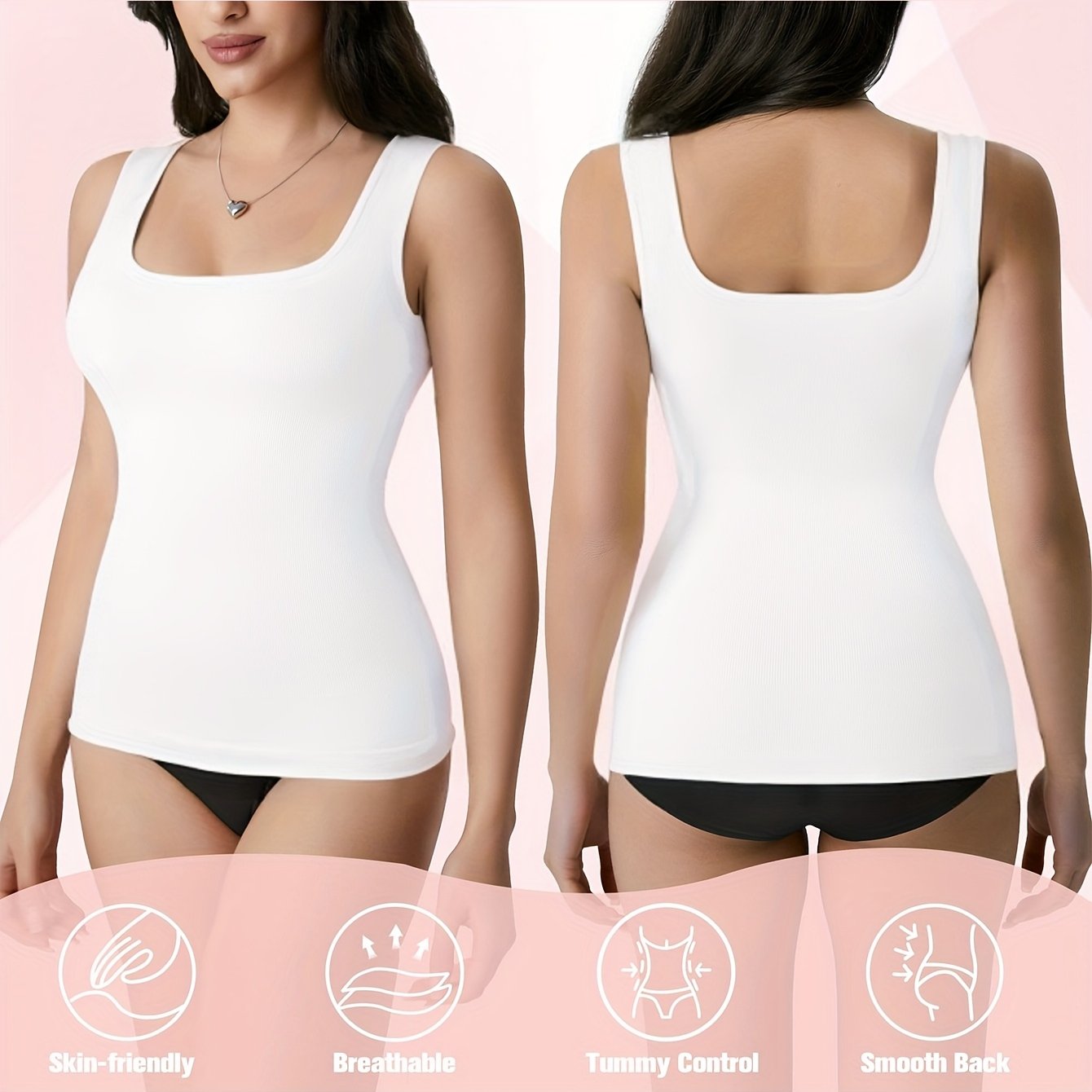 Women's Plus Size Seamless Sports Bra Breathable Yoga Tank Top