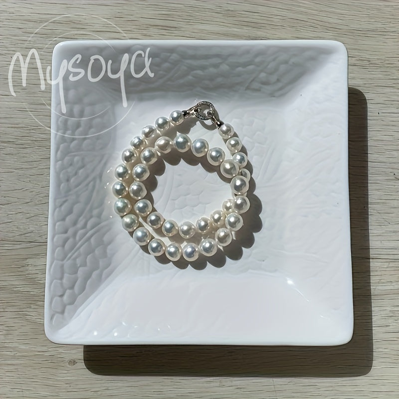 8-9mm Natural Freshwater Pearl Necklace for Women Elegant Jewelry for Weddings and Special Occasions