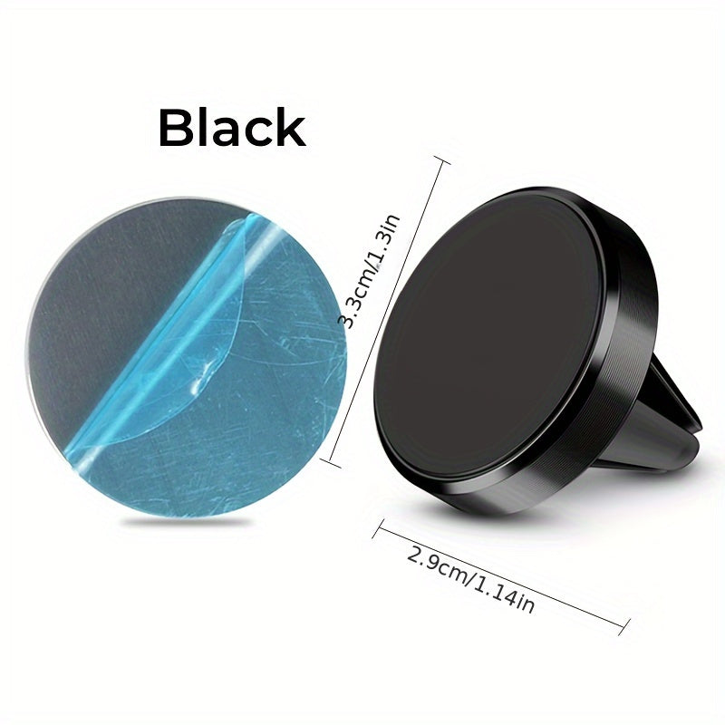 Soporte magnético universal para coche para teléfonos inteligentes negro