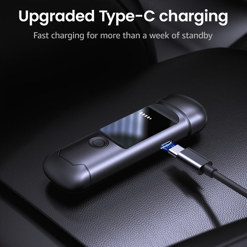 Digital Breathalyzer with LCD Display Rechargeable Type-C Portable Personal Use