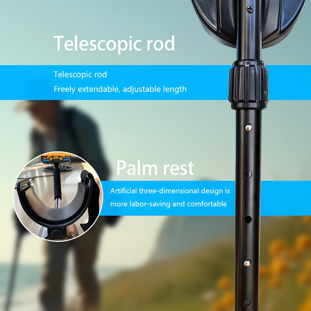Battery-Powered Metal Detector with Remade Detection Disk for Adults