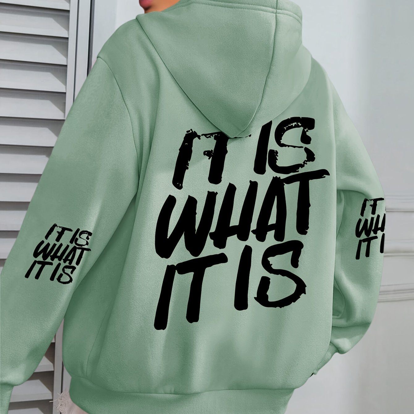 Толстовка женская оверсайз с длинными рукавами, карманами, повседневная толстовка для осени и зимы